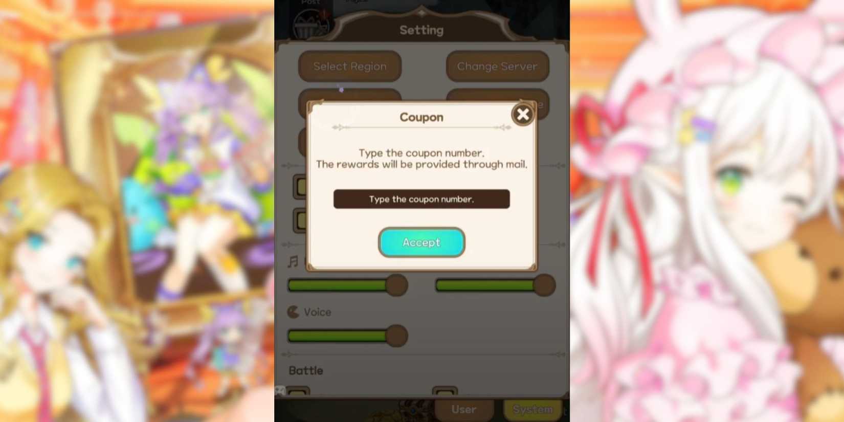 Princess Tale the codes tab