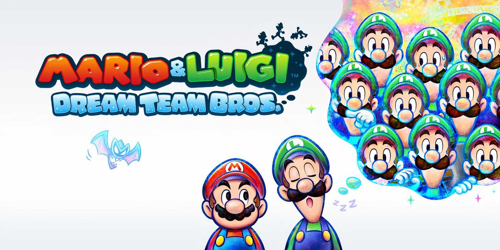 Promo art featuring characters in Mario and Luigi Dream Team
