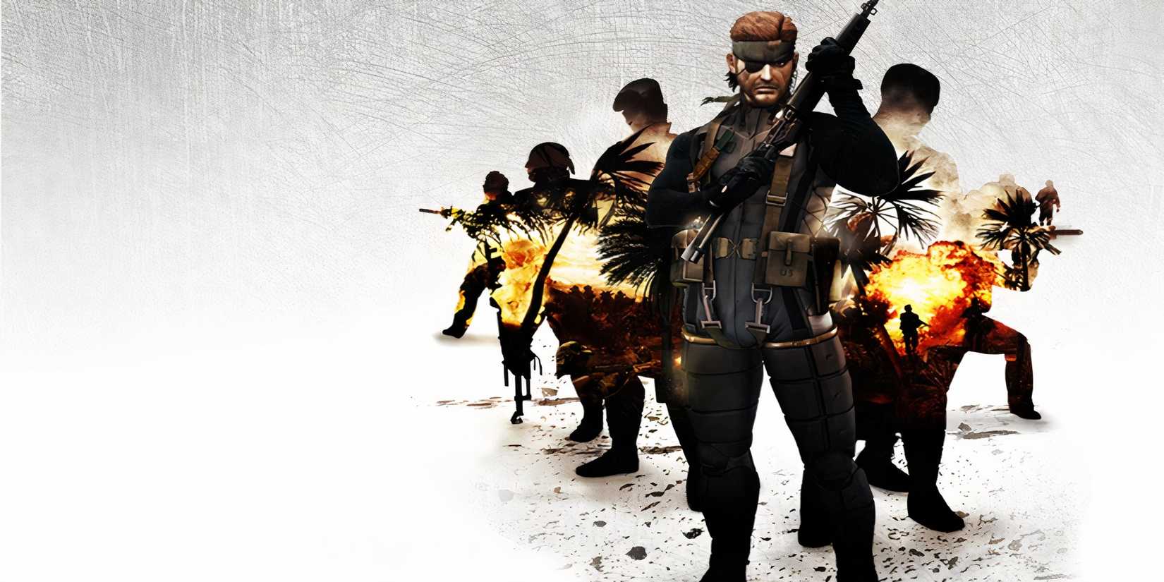 Promo art featuring characters in Metal Gear Solid Portable Ops