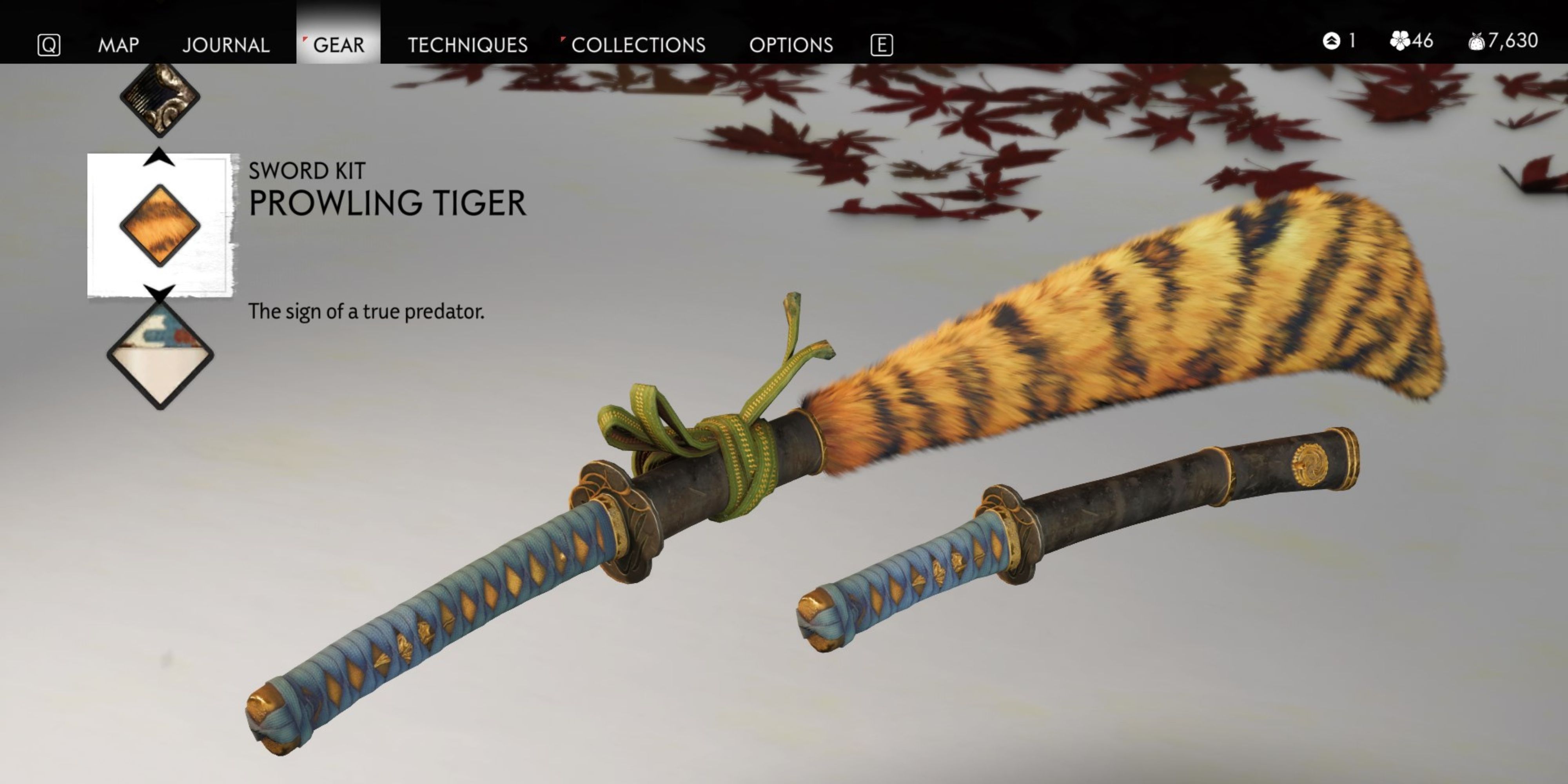 prowling tiger in ghost of tsushima
