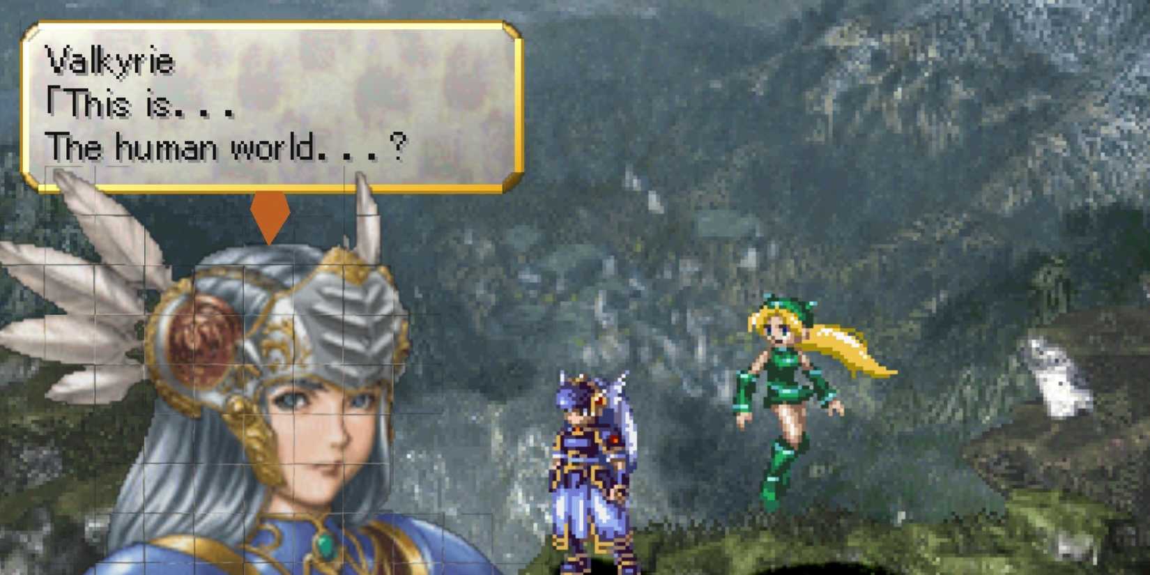 valkyrie and freya standing on a cliff