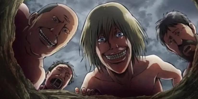 Pure Titans in Attack on Titan