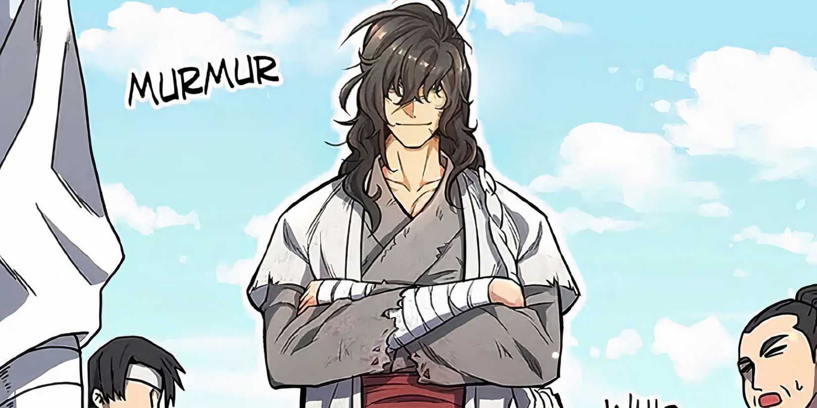 Qilin from The Stormy Inn, standing in front of his inn, looking smug