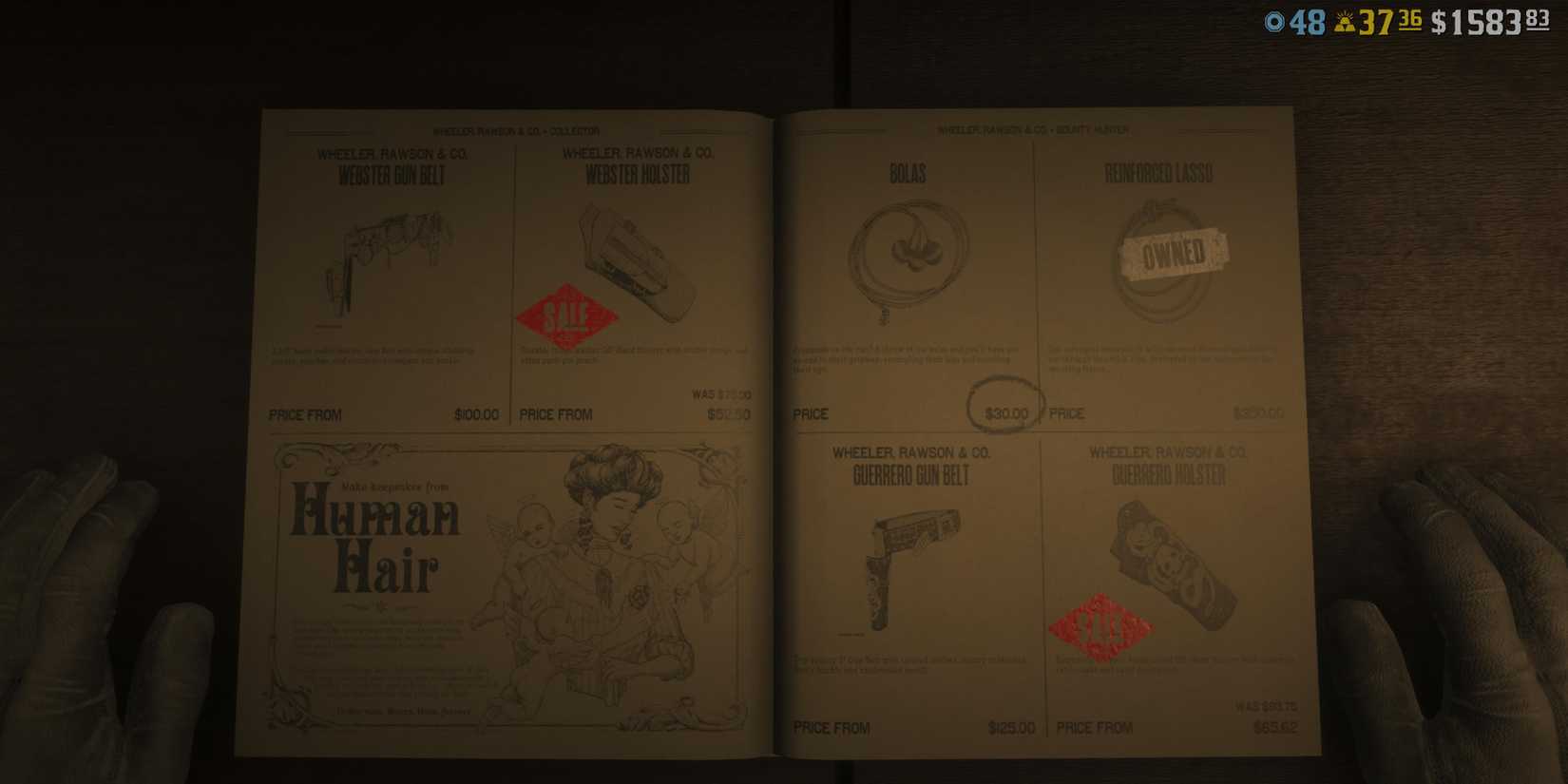 bounty hunter weapon catalogue