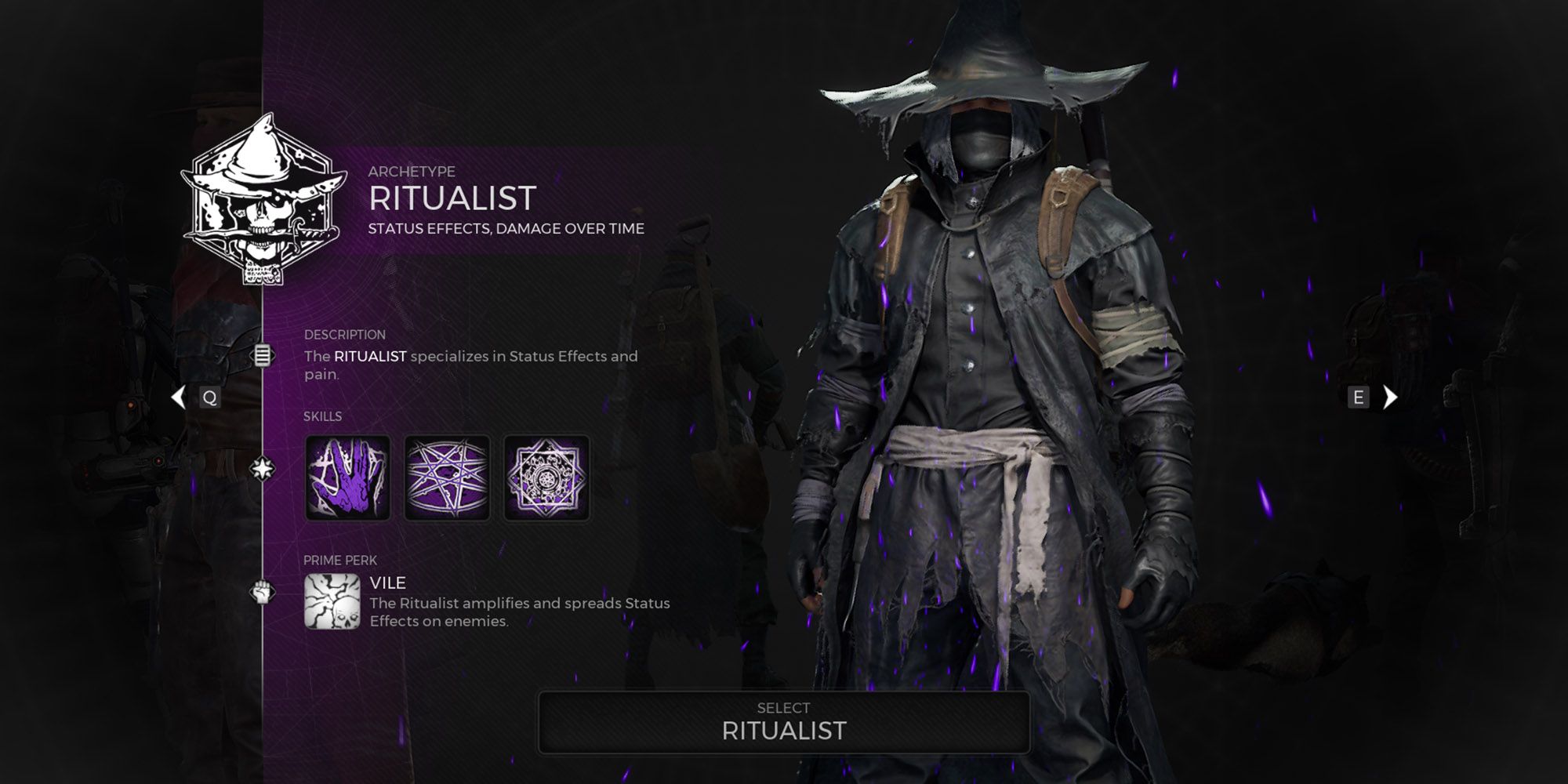 Remnant 2 - Ritualist New Character Screen