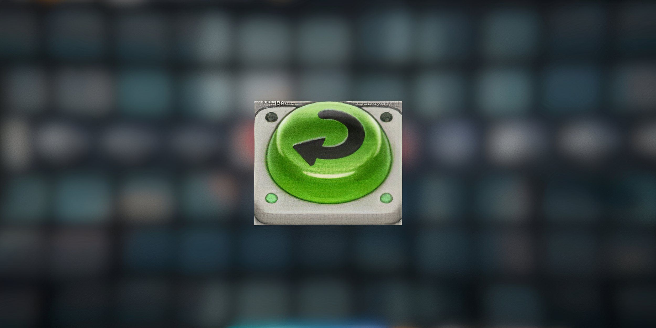 Reset Button Icon Hollow