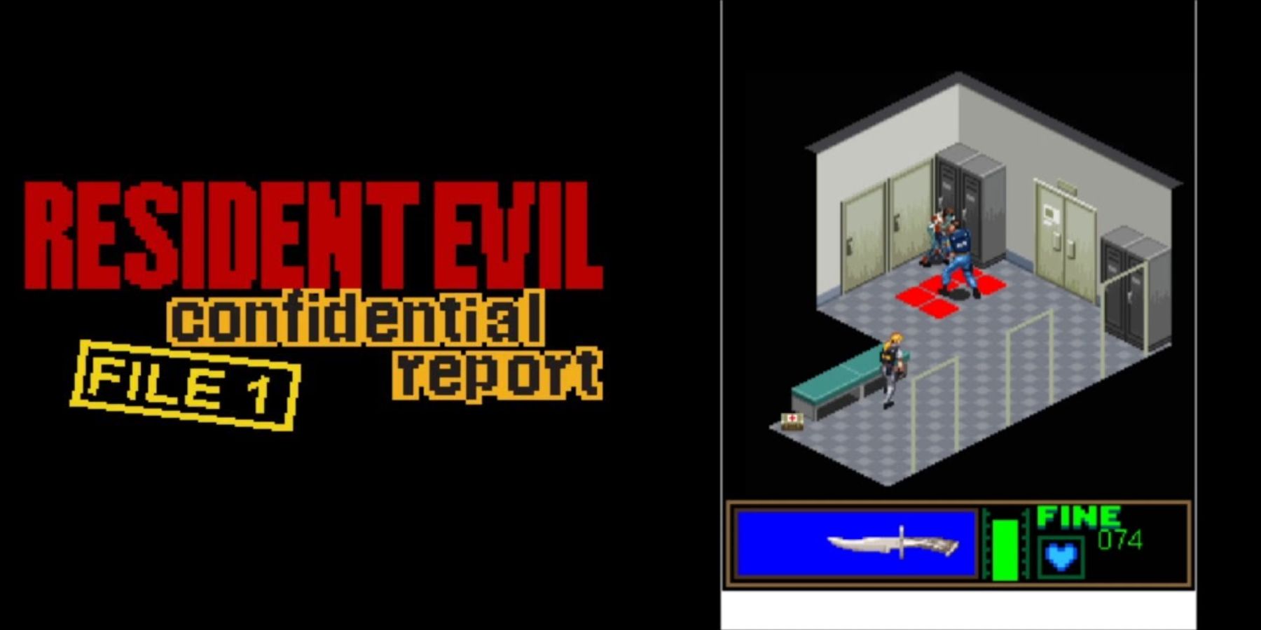 Resident Evil Confidential Report game text image and gameplay screenshot