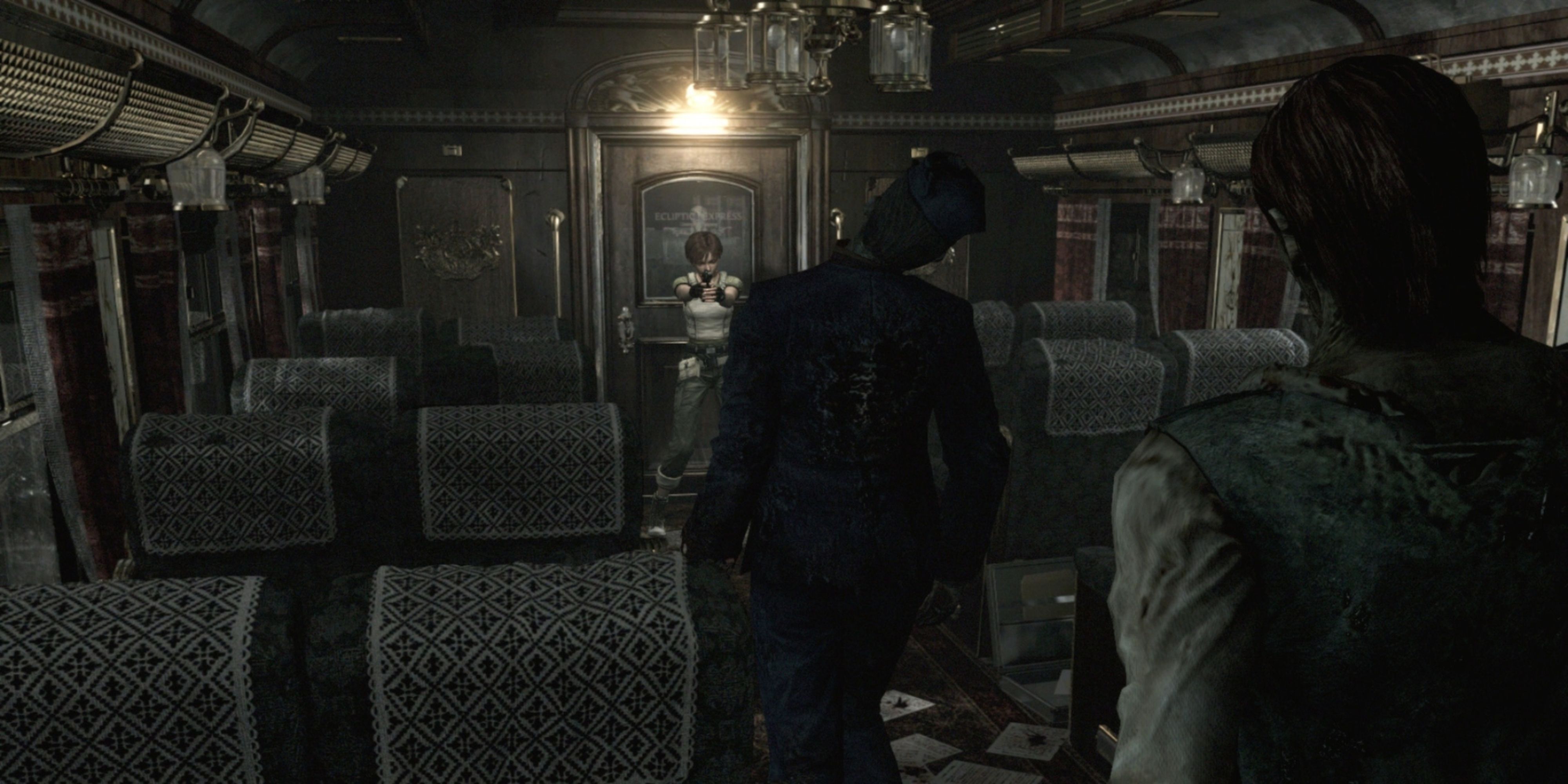 Fighting zombies in Resident Evil 0