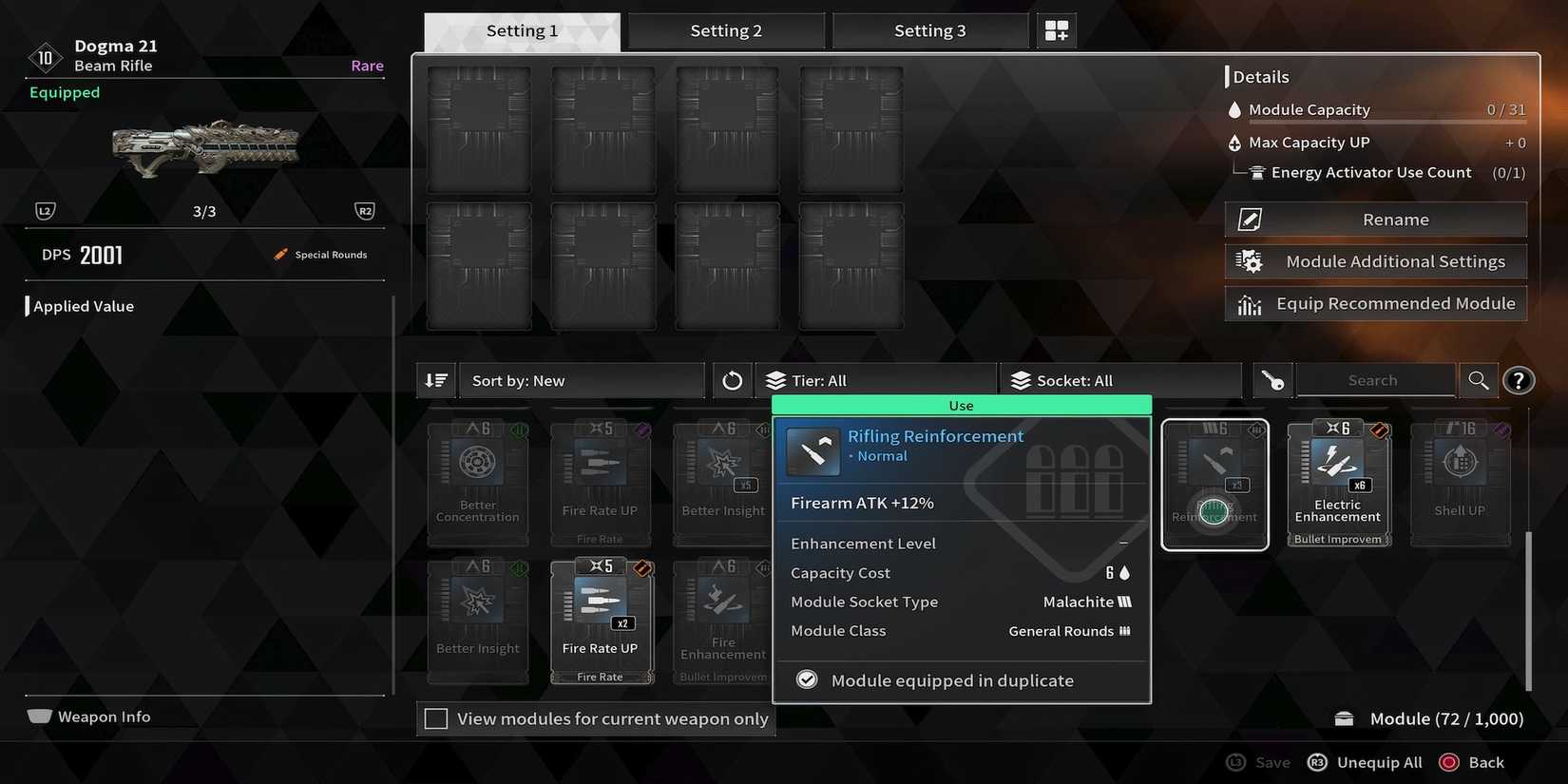 Rifling Enforcement Module in The First Descendant