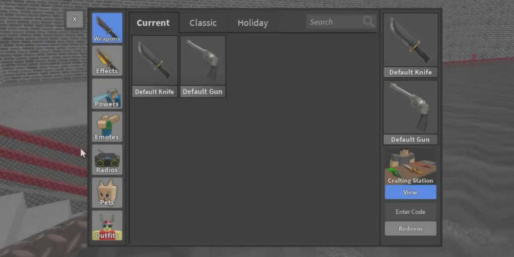 RJ's Murder Mystery 2 the codes tab