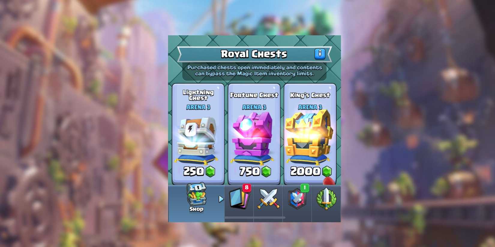 royal chests clash royale