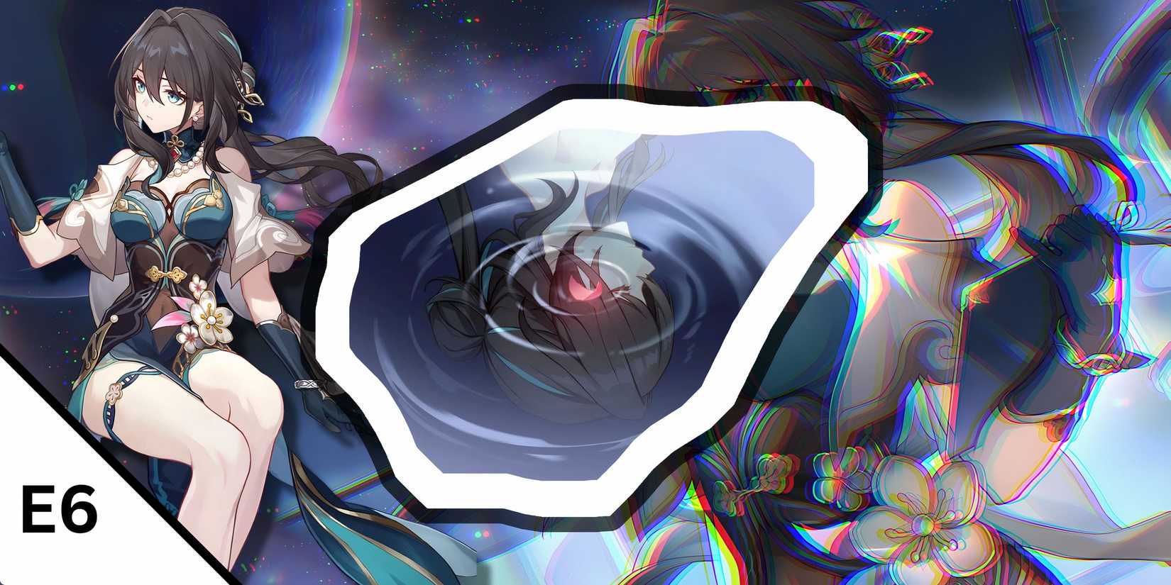 Ruan Mei E6 - Sash Cascade