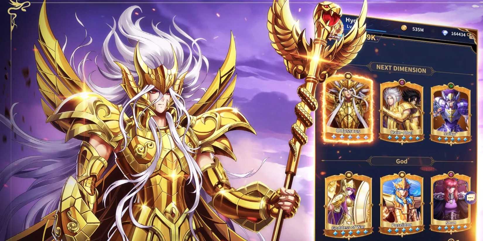 Saint Seiya: Legend of Justice character