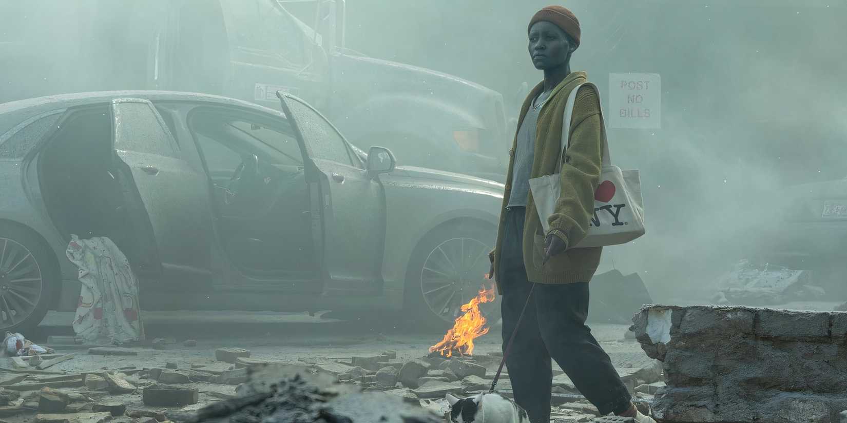 Sam walking with Frodo in A Quiet Place Day One