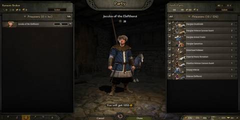 A Lord Being Ransomed In The Tavern