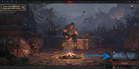 The Map Selection Menu In The Camp Menu 