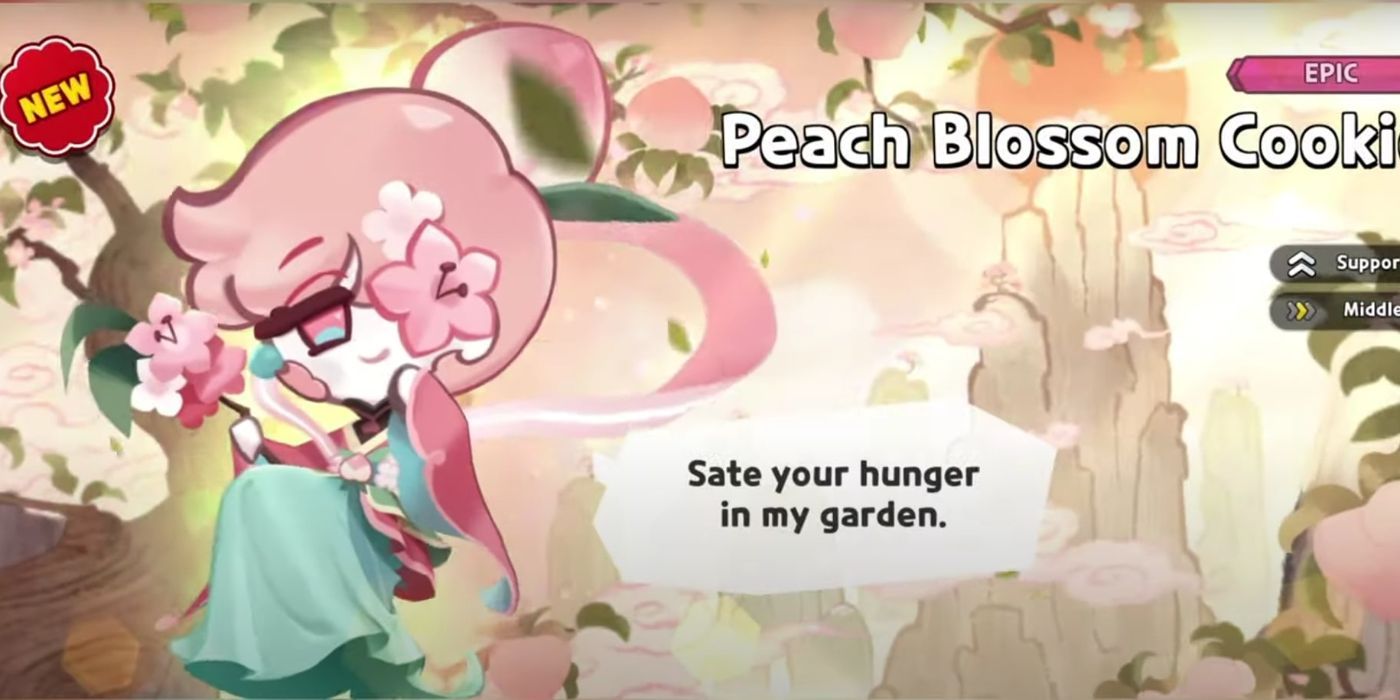 An image of Peach Blossom Cookie from Cookie Run: Kingdom