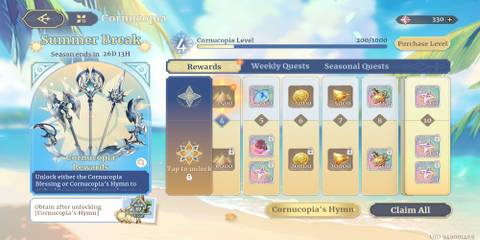 The Summer Break Cornucopia Event 