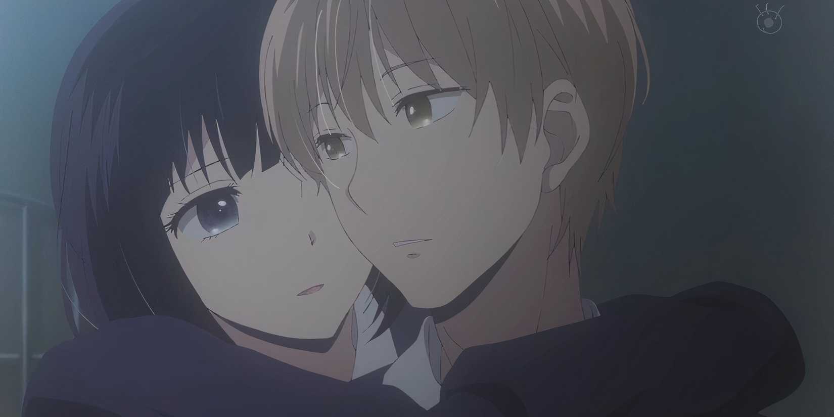 scum's wish two characters standing close