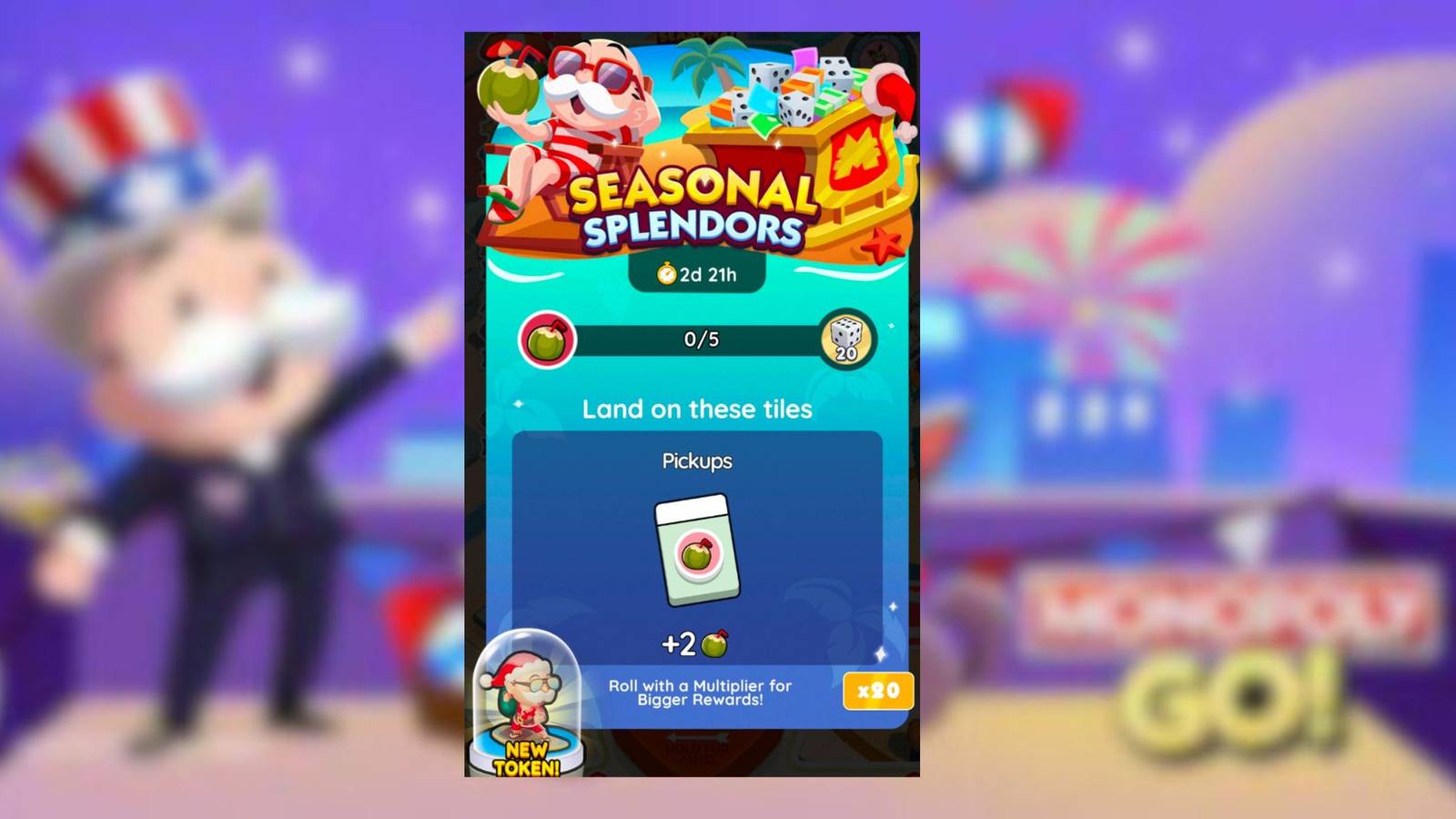 seasonal splendors monopoly go