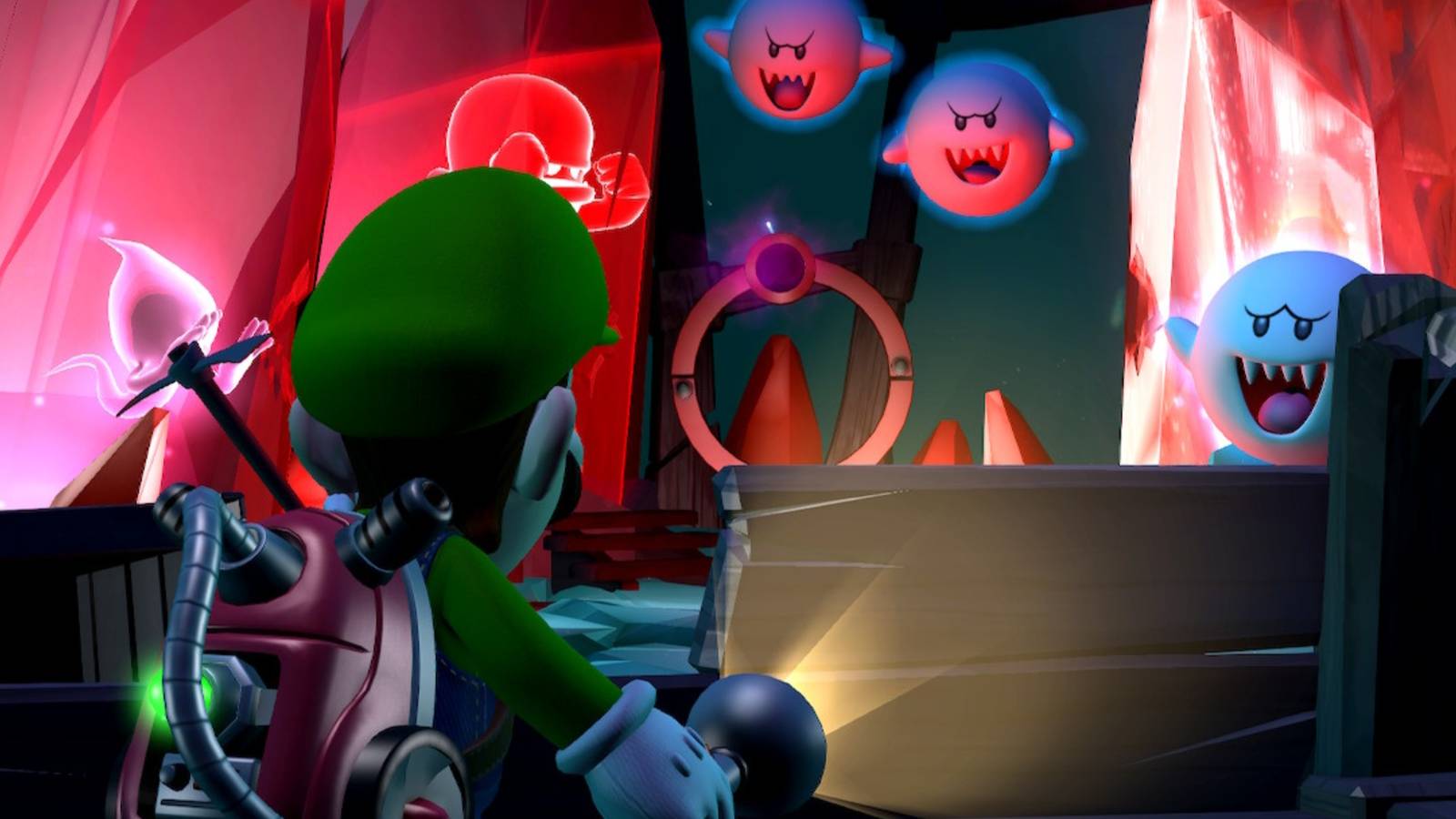 luigi's mansion 2 cutscene boos in the mine