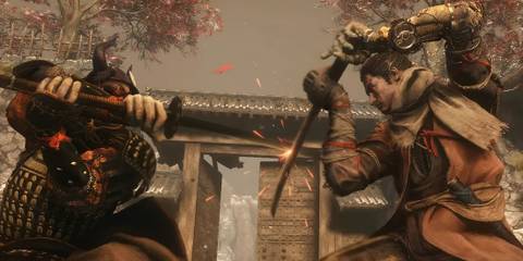 Sekiro: Shadows Die Twice sword fight scene