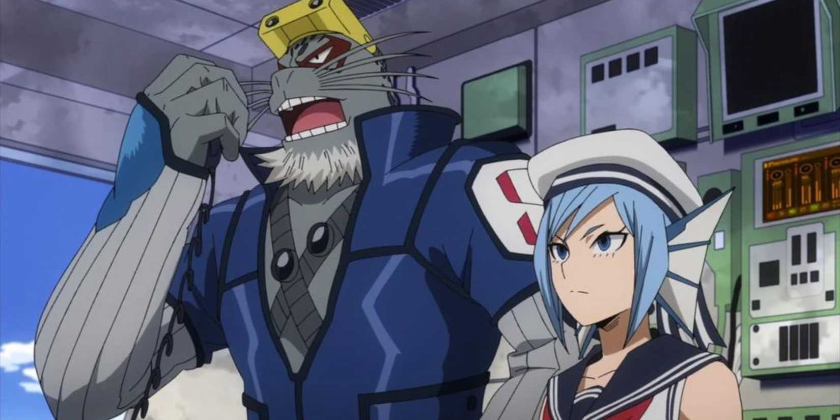 Selkie and Sirius pursuing a suspicious ship together.