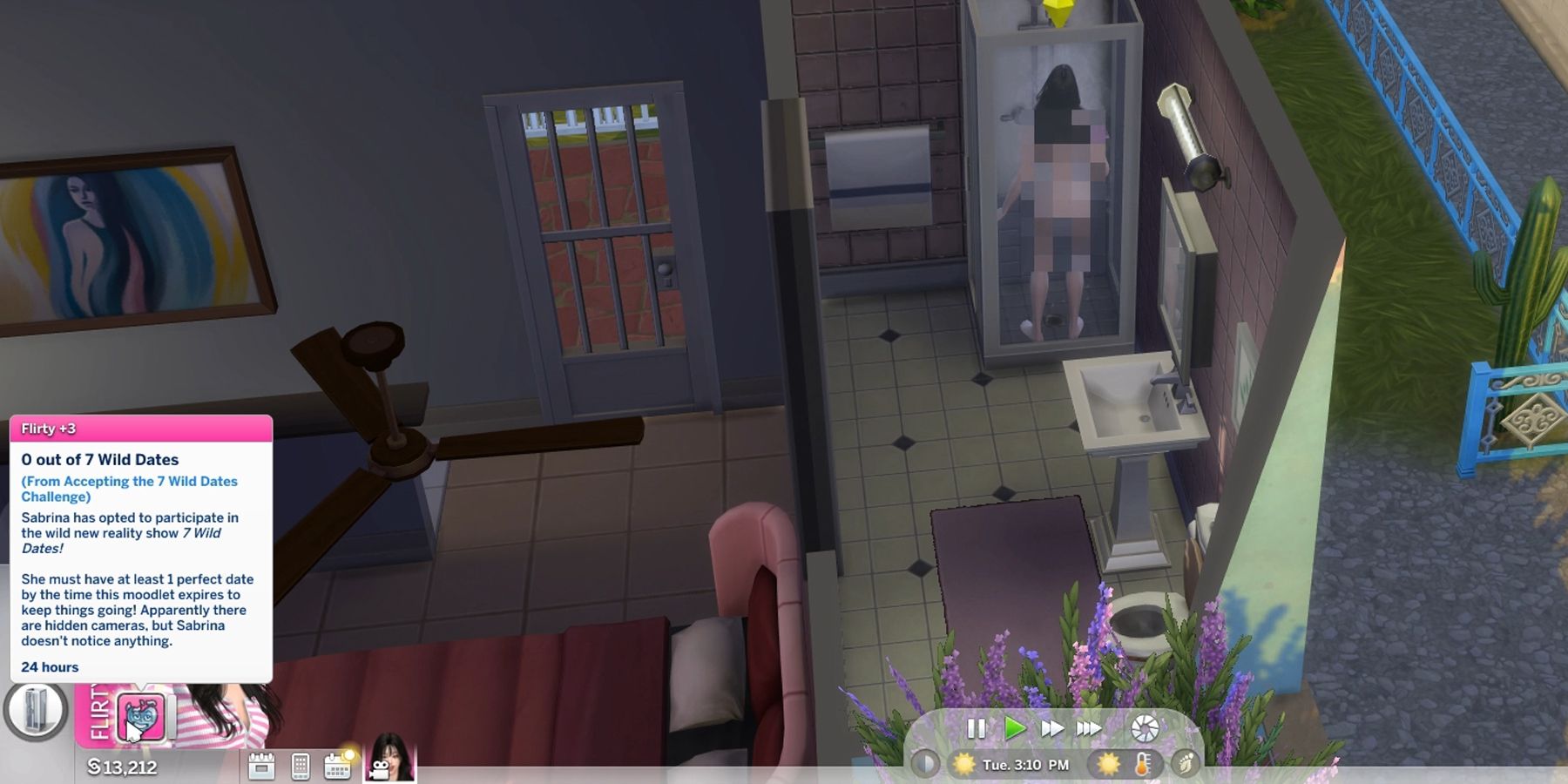 seven wild dates moodlet in the sims 4