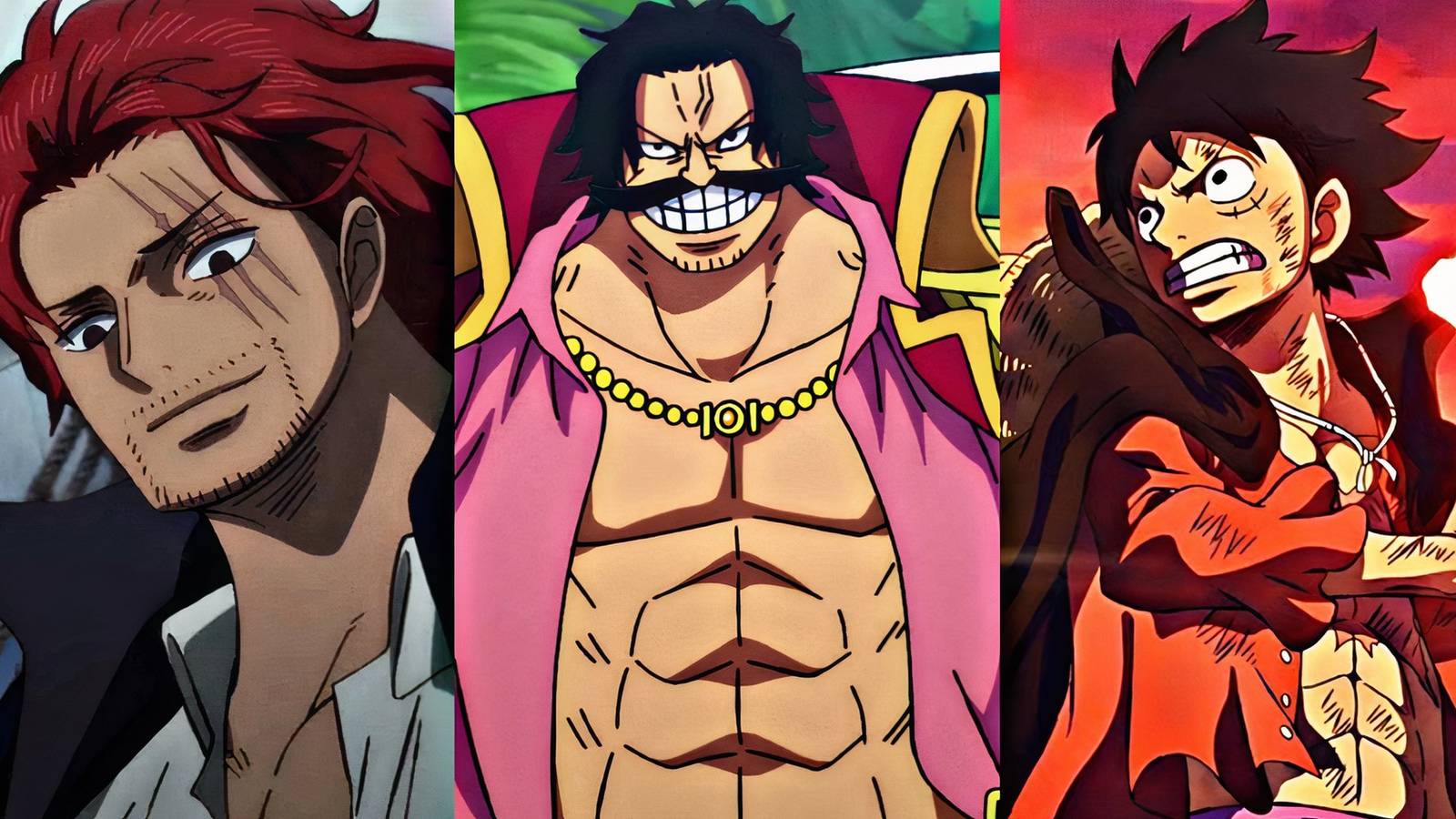 shanks gol d roger luffy User Rare Haki Types one piece