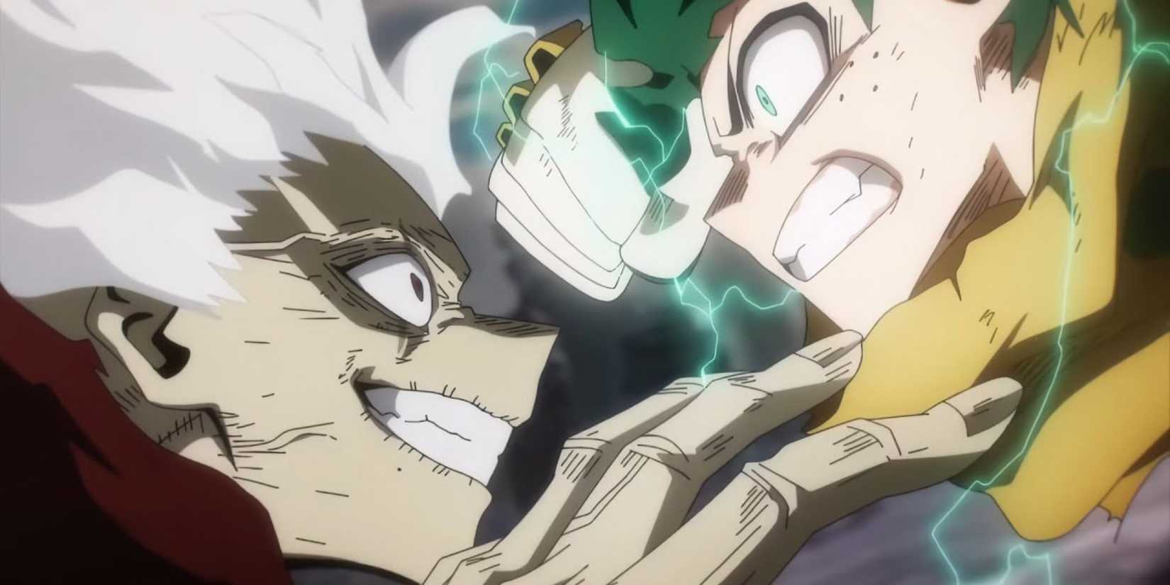 Shigaraki faces Deku in the 12th Opening of the My Hero Academia anime