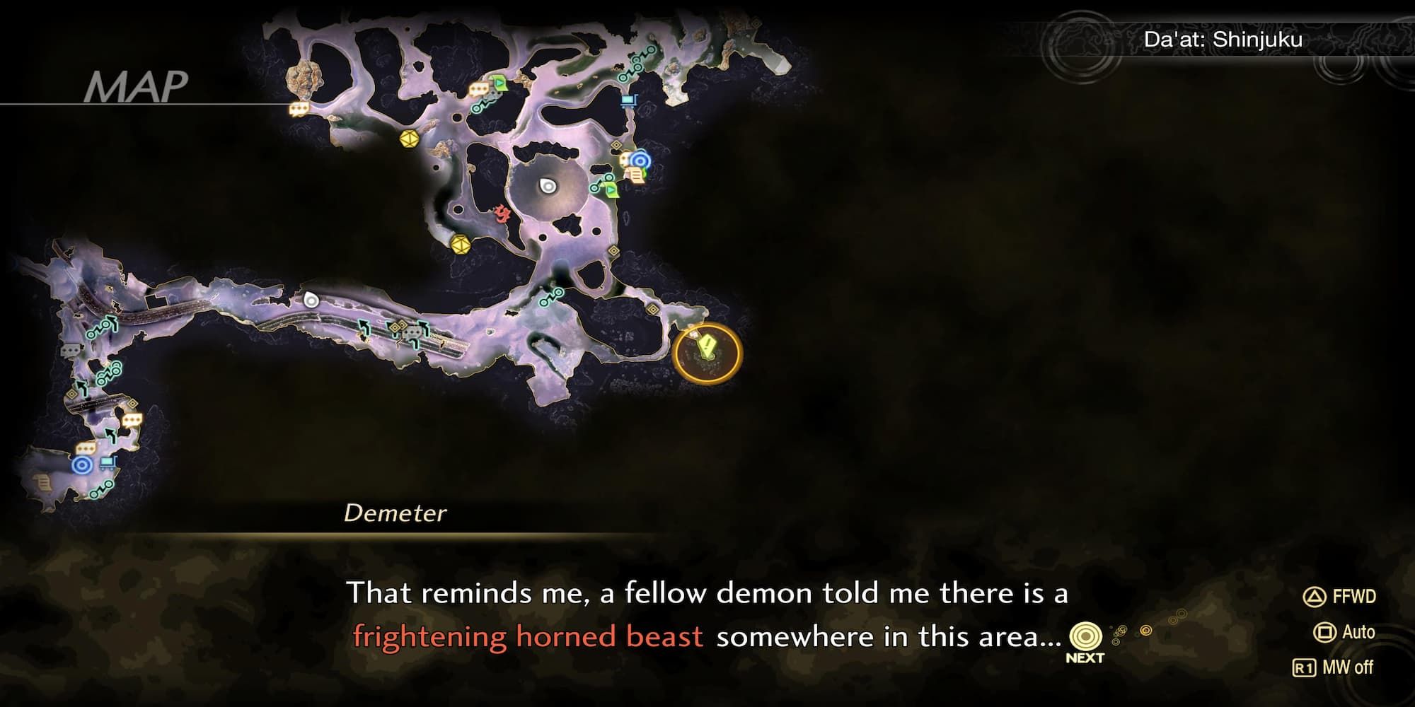 The Chimera's Location On The Map 