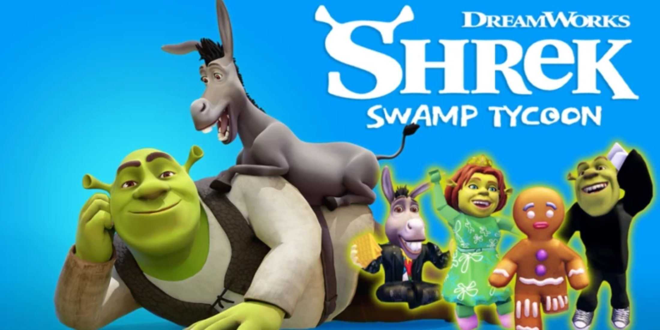 Personagens de Shrek Swamp Tycoon