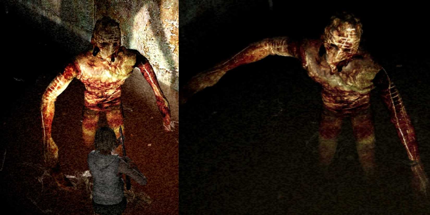 Silent Hill 3 Leonard split image