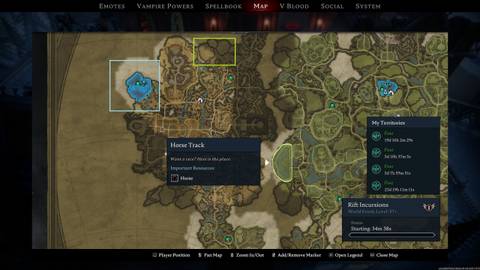 image of Silverlight Hills on the map in V Rising