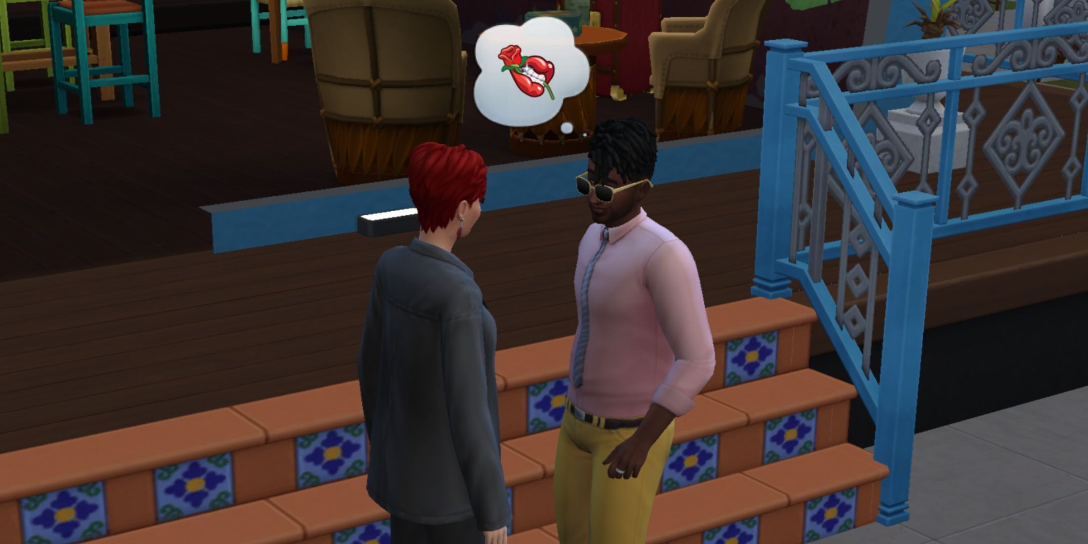 sims flirting