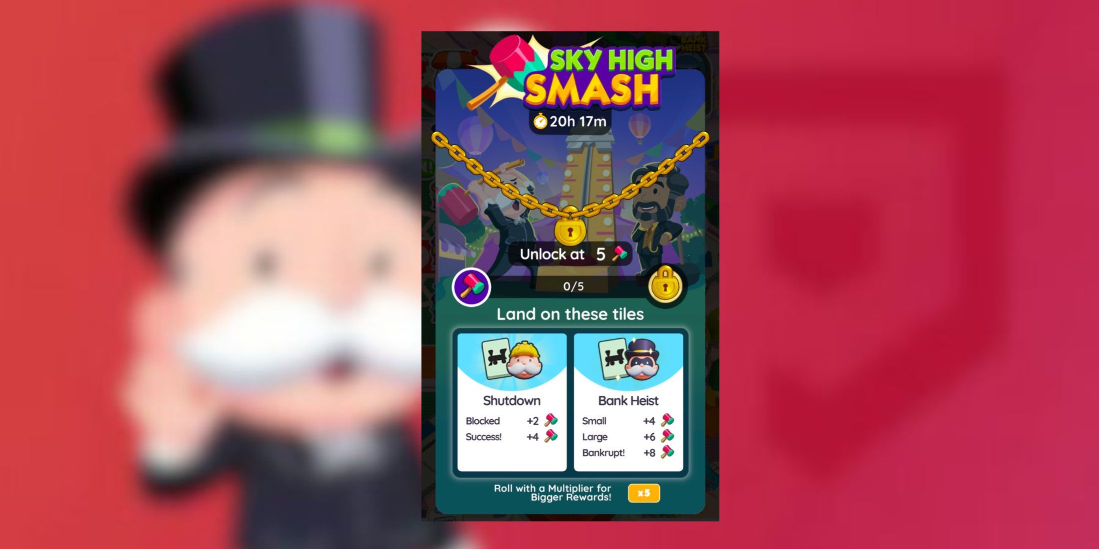 Monopoly GO: награды и этапы Sky High Smash