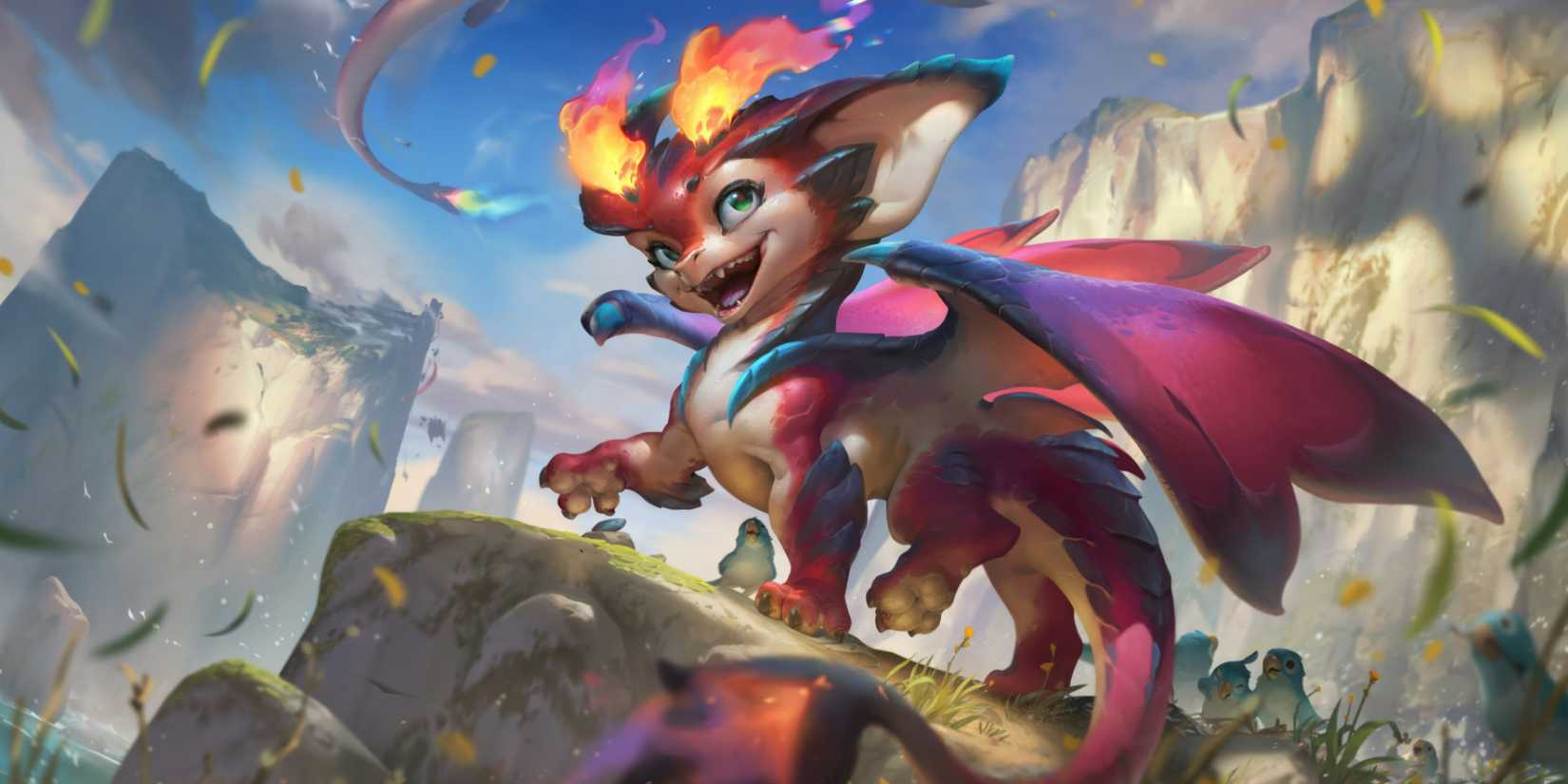 Smolder Splash Art in League of Legends