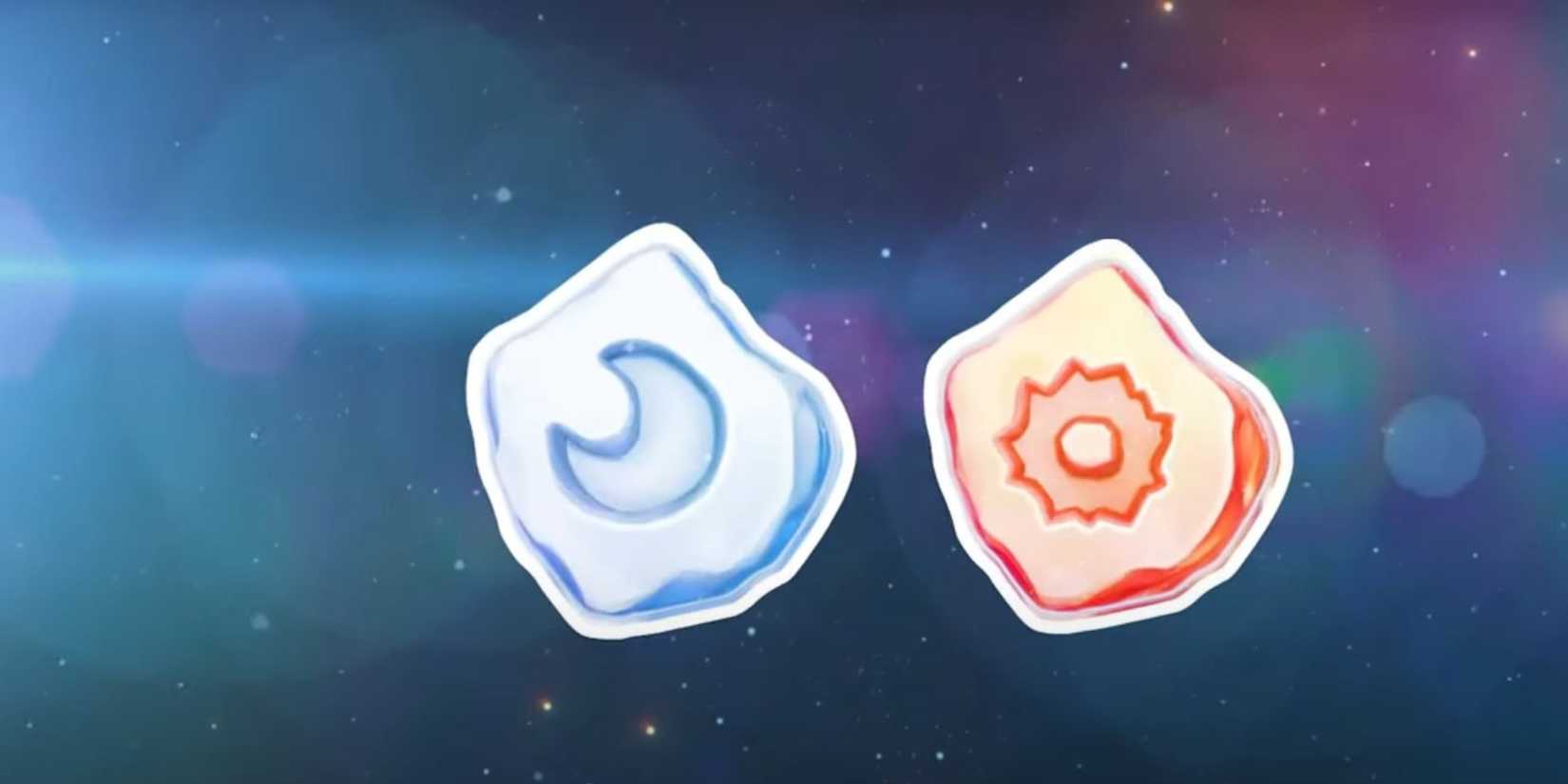 The Pokemon GO character is deciding between Solar Fusion Energy and Lunar Fusion Energy for Necrozma.