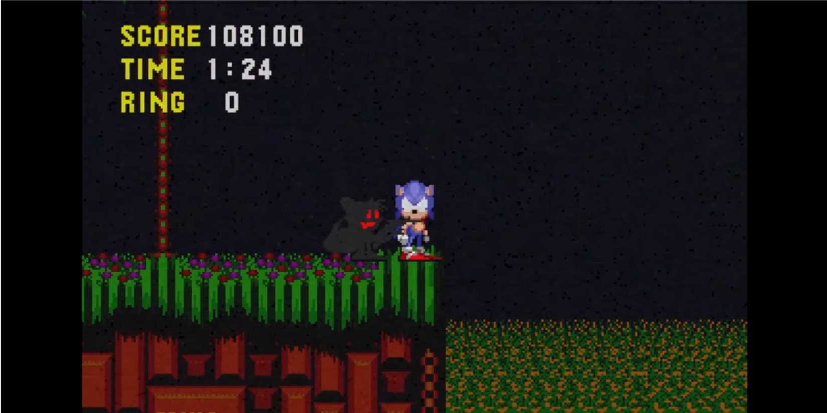 Sonic 1 Prototype evil Sonic and Tails