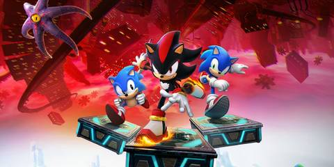 Sonic X Shadow Generations key art Sonic Shadow Classic Sonic