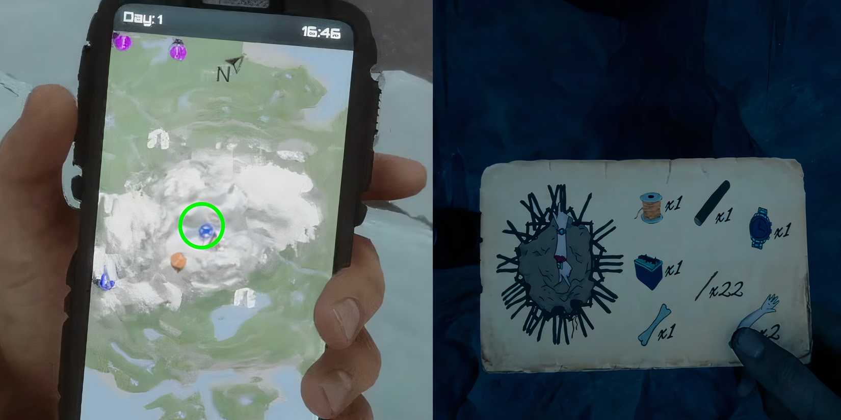 Sons of the Forest All Blueprint Locations Clock