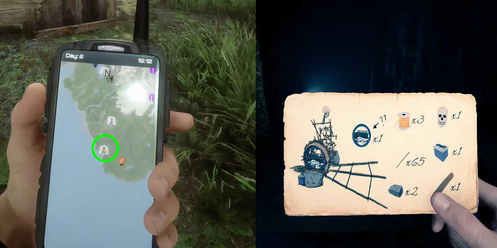 Sons of the Forest All Blueprint Locations Grind Trap