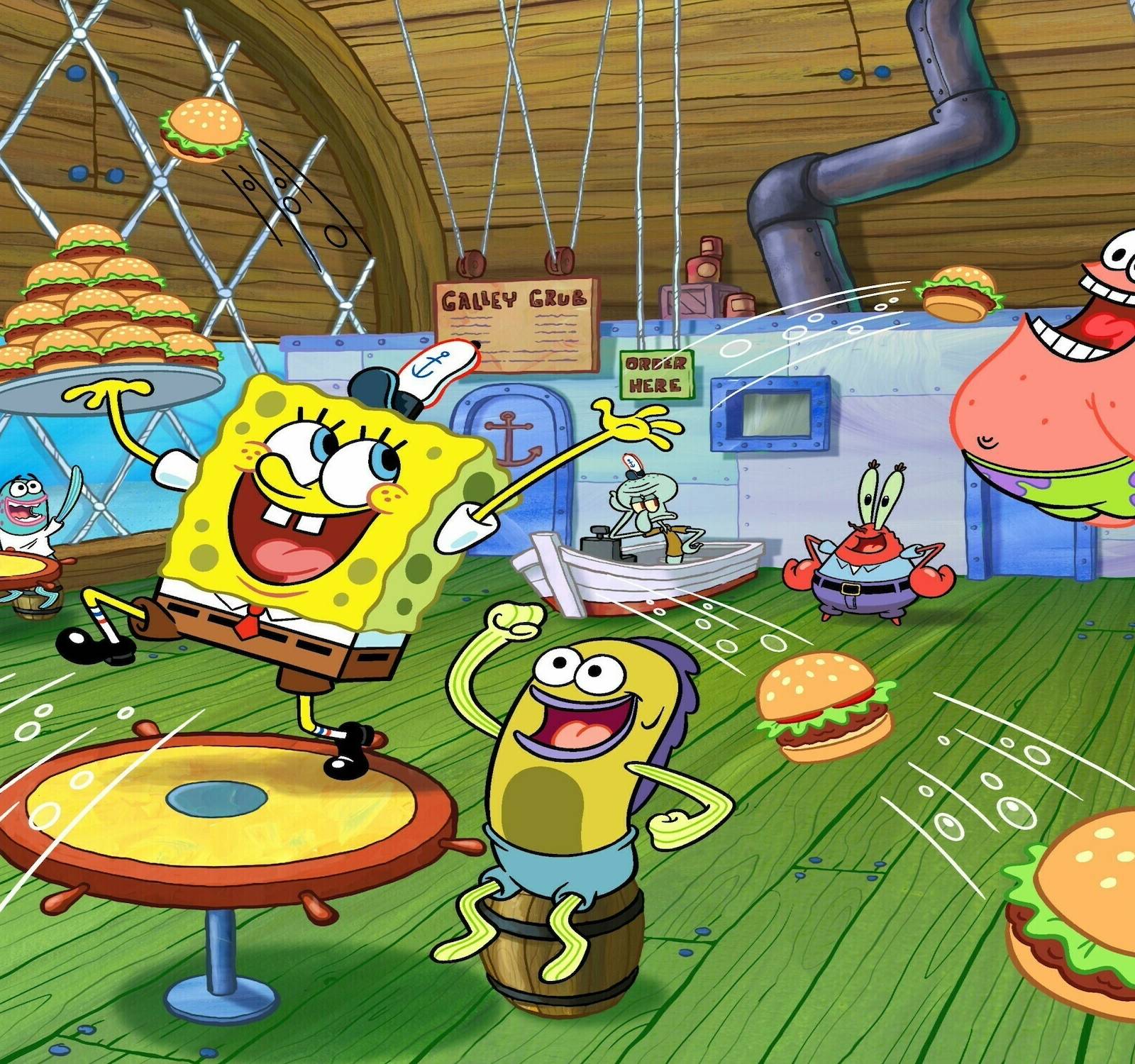 Spongebob Rusty Rickets Spongebob Krusty Krab Cucina