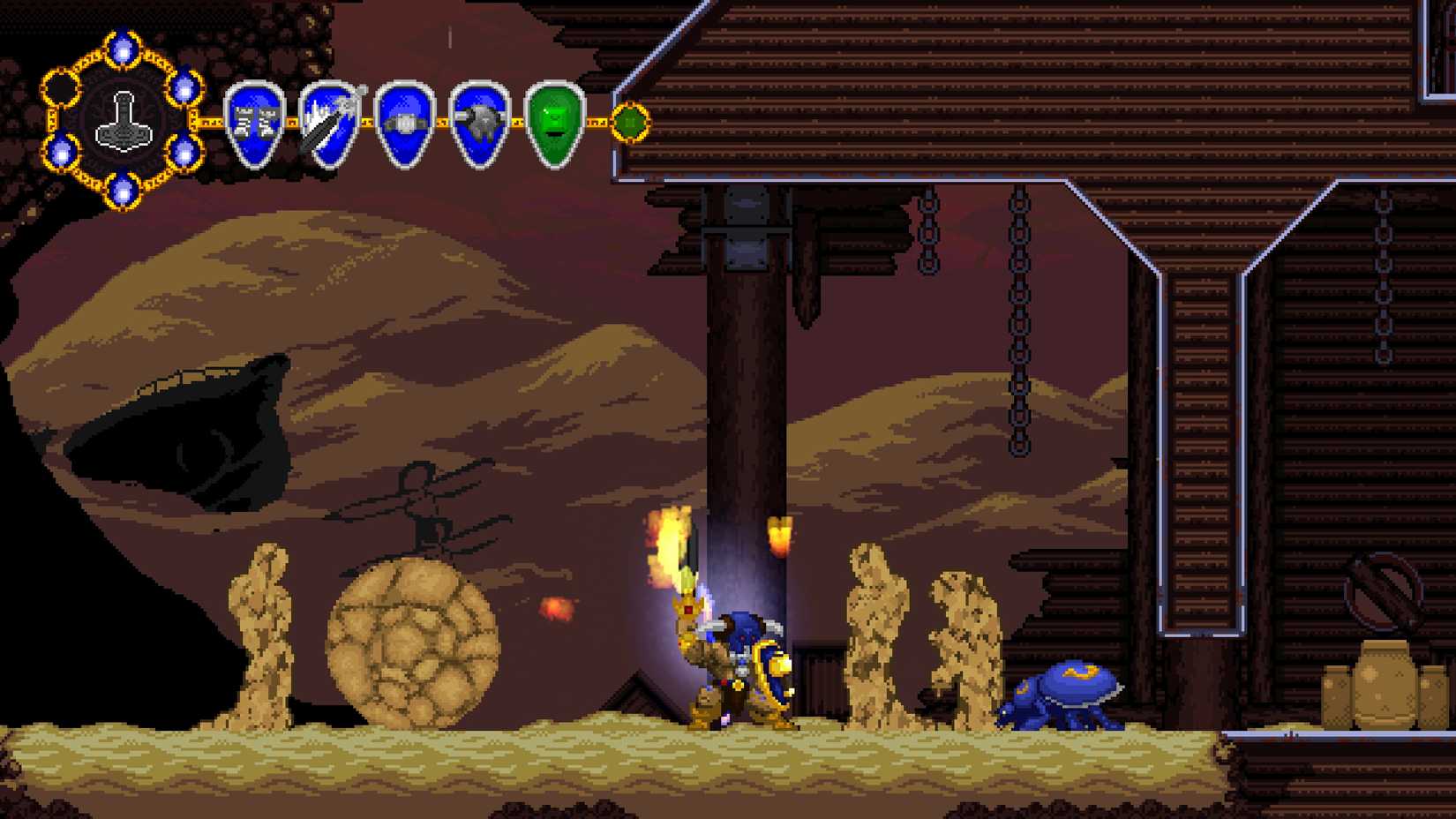 Volgarr the Viking 2 Sand Level