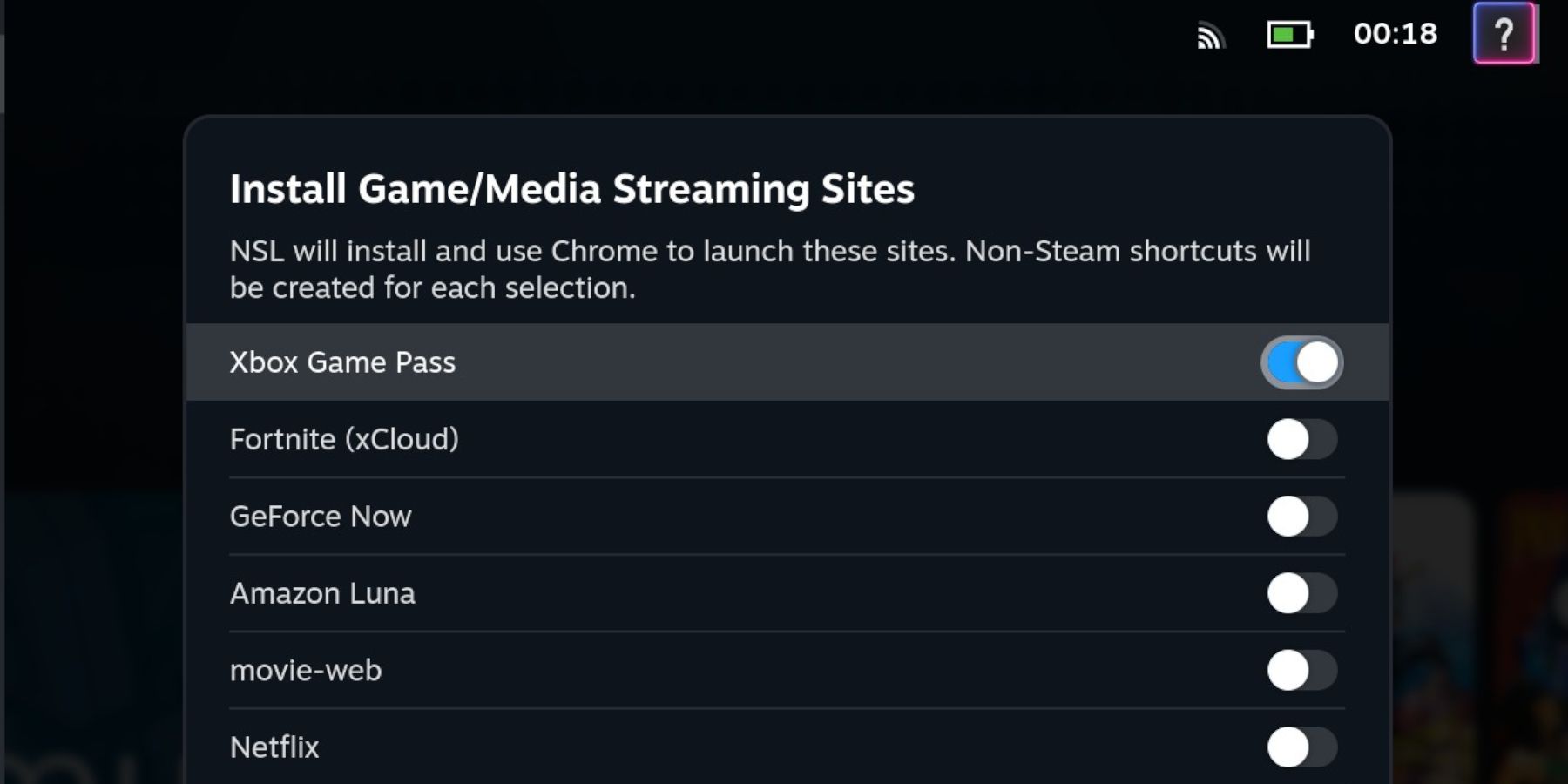 Steam Deck - Toggle Xbox Game Pass for Decky Loader