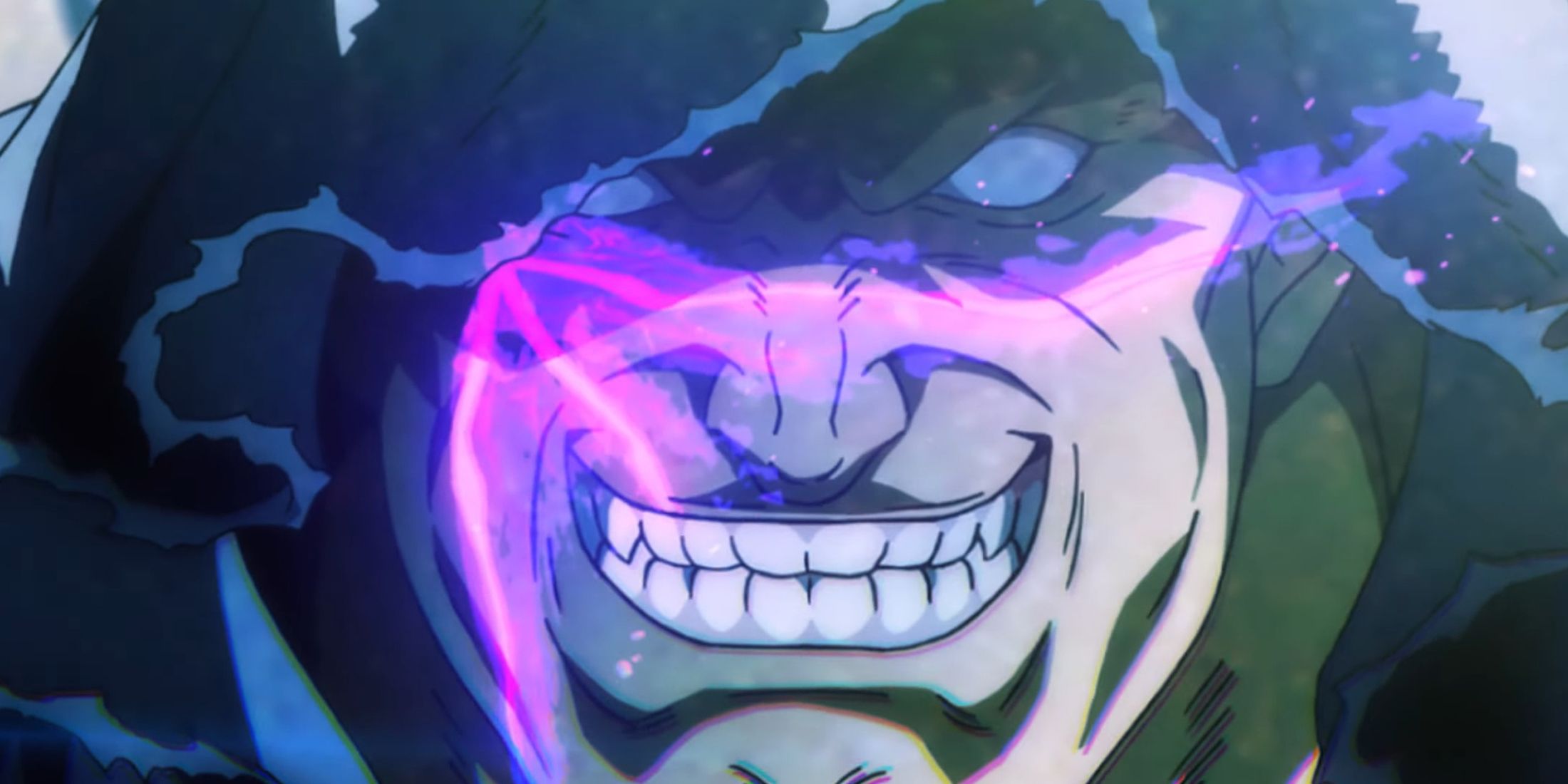 An animated screenshot of M. Bison in Street Fighter 6.