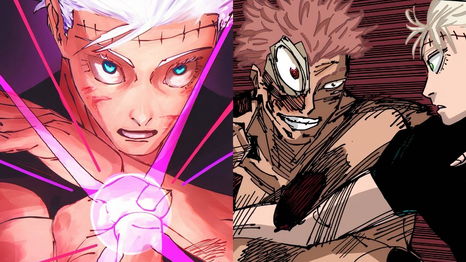 sukuna vs yuta in gojo domain battle result jujutsu kaisen jjk