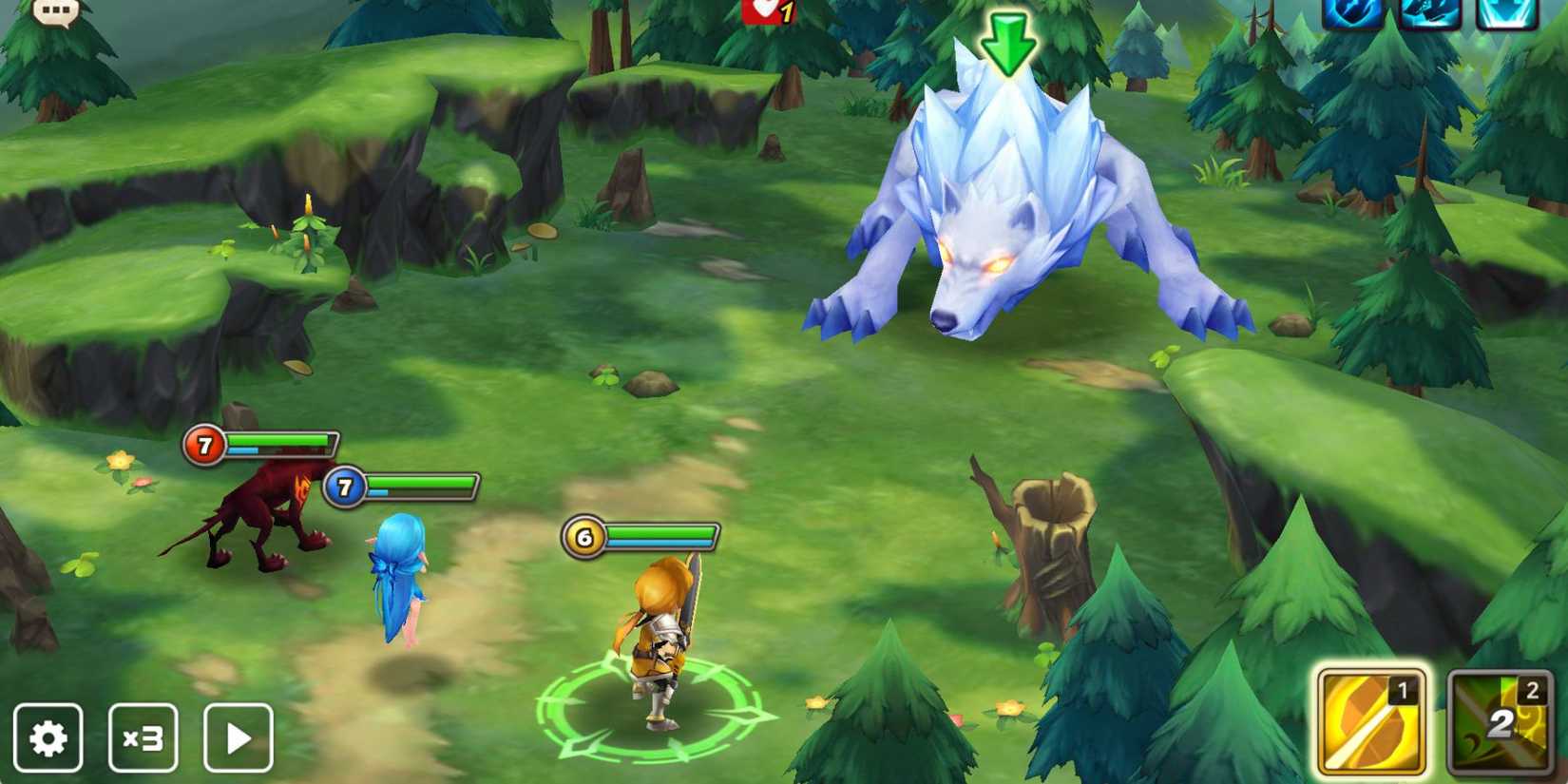 summoners war monster battle screenshot