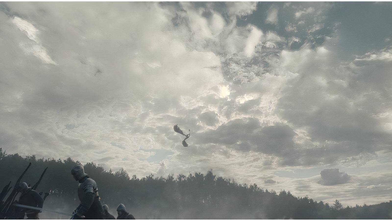 Sunfyre And Aegon Crash House of the Dragon.