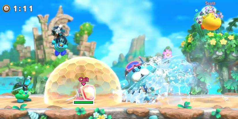 Screenshot from Super Kirby Clash